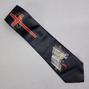 Holy Bible Neck Tie Necktie Keystone Church Christian Religious Pastor Priest